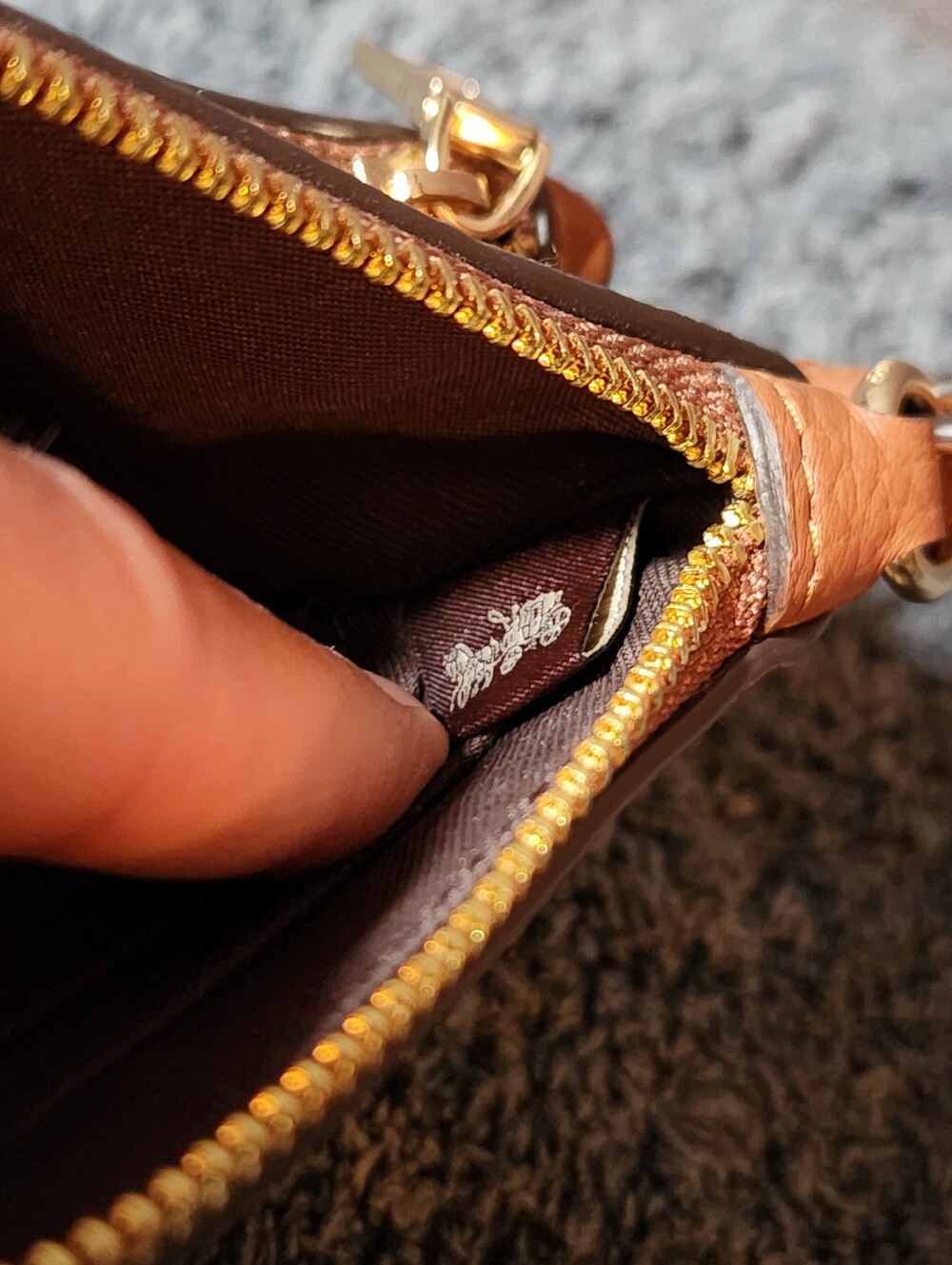 Coach Double Zip Large Wallet - Picture 7 of 10